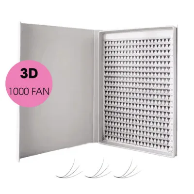 3D Premium Lash Book - 1000 Premade Fan