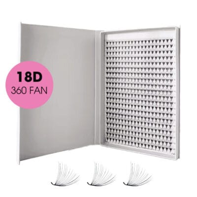 3D Premium Lash Book - 1000 Premade Fan