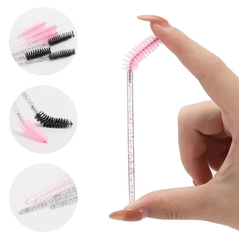 Eyelash Glitter Mascara Brush (White Pole)