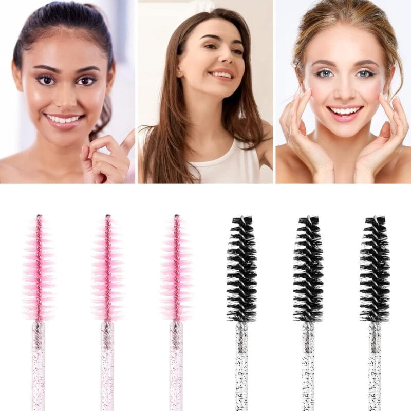 Eyelash Glitter Mascara Brush (White Pole)