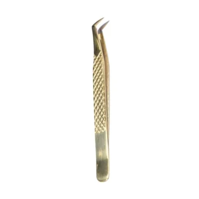 Curved Isolation Eyelash Extensions Tweezers